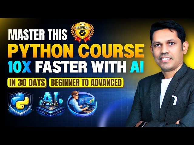 Python for Beginners 2026 🚀 | AI Powered | Zero to Advanced | FREE