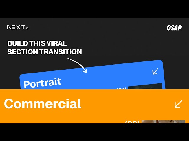 Perspective Section Transition with GSAP ScrollTrigger (it's so smooth)