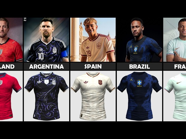 Best Leaked Jersey from National Team on FIFA WORLD CUP 2026