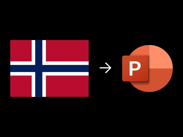 Constructing Flags in PowerPoint: Norway