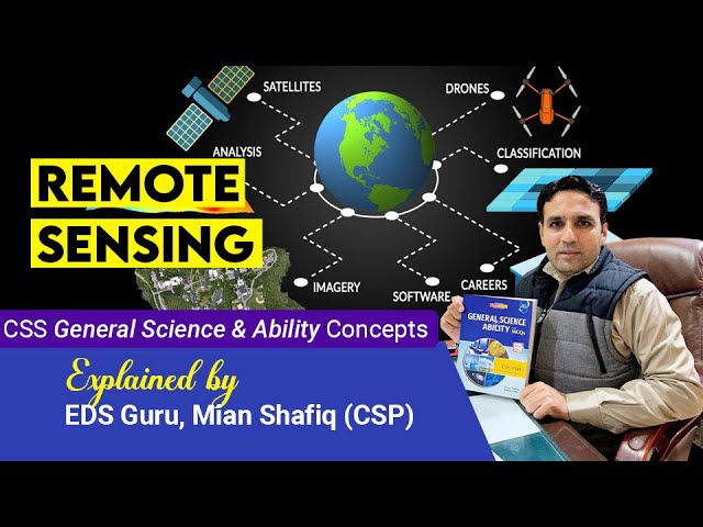 Remote Sensing | General Science & Ability for CSS | Mian Shafiq CSP