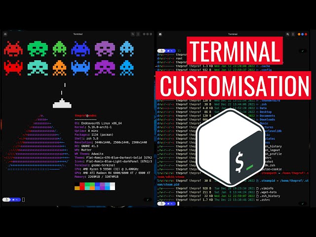 Customize your linux terminal with these programs