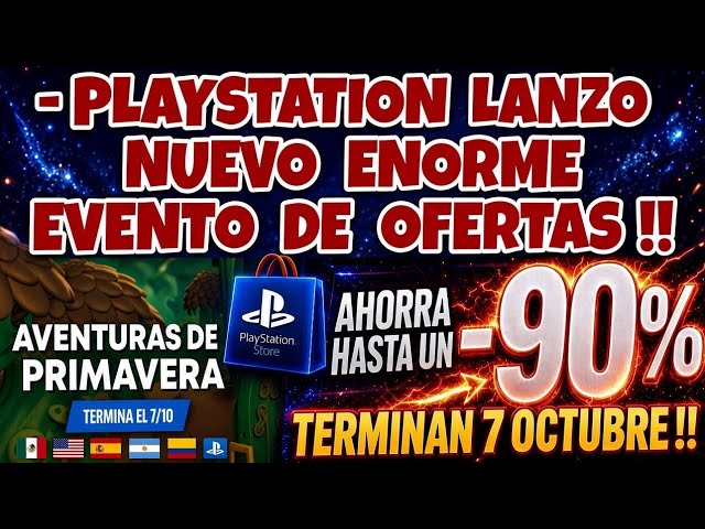 PLAYSTATION LAUNCHED NEW SALE EVENT ON PS STORE UP TO 90% OFF PS5 PS4 SPRING 2026