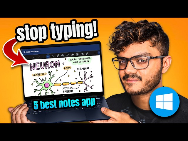 Top 5 Best Handwritten Note Taking Apps for Windows PC 2026 💻🔥