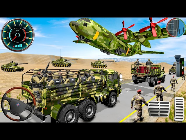 US Offroad Army Truck Driving 3D - Army Truck Driving Cargo Games 2026 - Andriod Gameplay