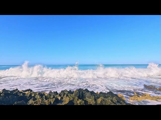 Ocean Waves Sounds White Noise for Study, Sleep, Relaxing, Ambience| 2 Hours