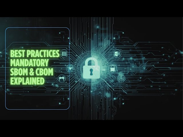 SBOM & CBOM Explained Simply | Why Regulators Made It Mandatory (Global + India)