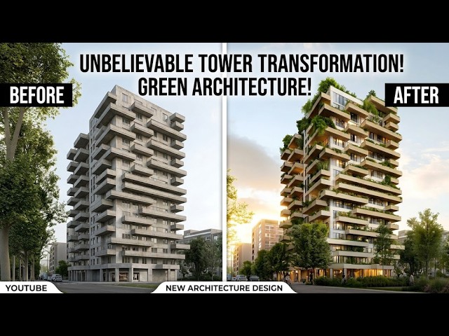 I Designed a Futuristic Luxury Residential Tower with 3ds Max & AI | AI Architecture Workflow
