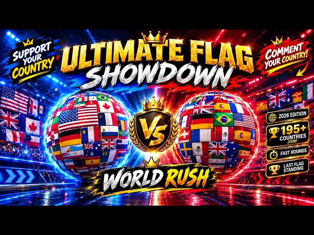 🌍195 COUNTRIES -- ONLY ONE CAN WIN 🏆! LIVE COUNTRY BATTLE .
