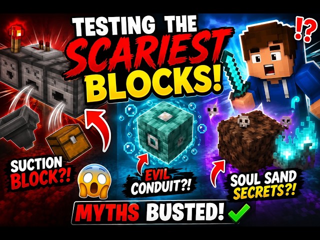 The scariest blocks  in Minecraft