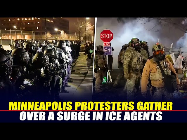 LIVE: Protest near Whipple Federal Building over a surge in immigration agents in Minneapolis