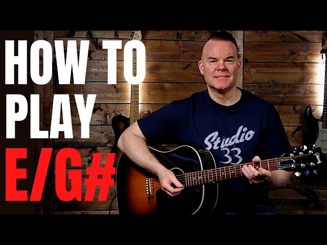 How to Play E/G# Chord on Guitar