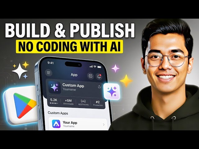 😱 Build & Publish Your First Android App with AI for FREE | No Coding 🤖