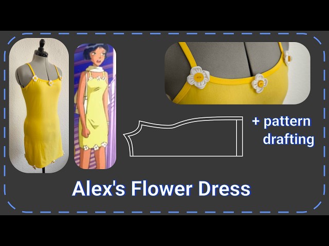 Quick slip dress from scratch | Totally Spies Cosplay | DIY Sewing Tutorial