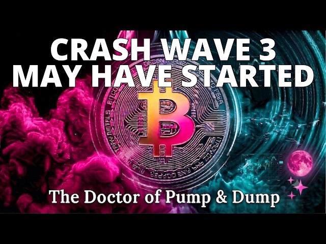 Urgent Bitcoin Update:  CRASH WAVE 3 May Have Already Started on BTC