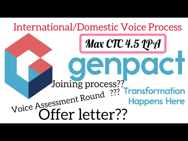 Final Round | Voice Assessment Round | Genpact Selection Process