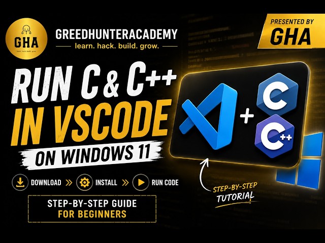 How To Run C and CPP In vsCode On Windows 11 | Step-by-Step for Beginners