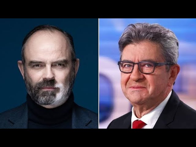 Clash between Mélenchon and Édouard Philippe who twists words live (2027 Presidential Debate)