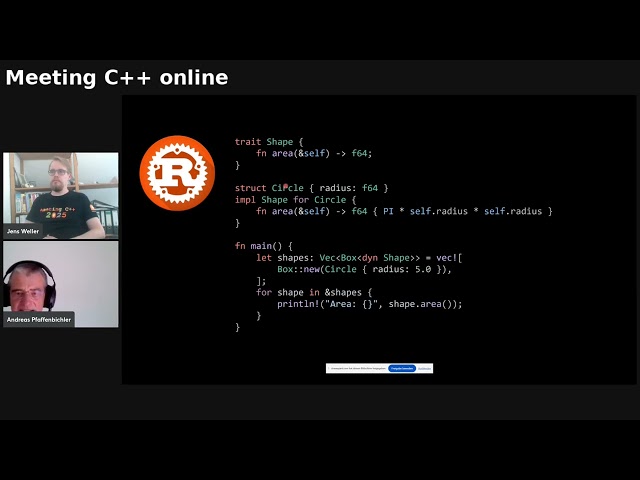 An introduction into external polymorphism in C++ and Rust - Andreas Pfaffenbichler
