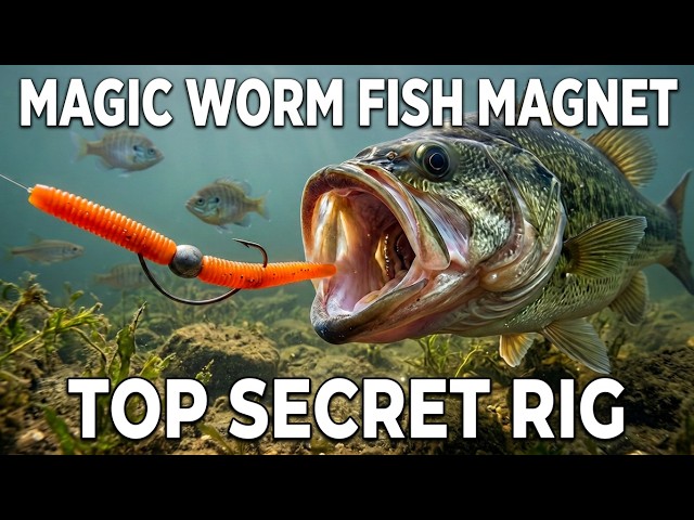 How to Rig a Secret Magic Worm | Bass & Predator Fish Can't Resist