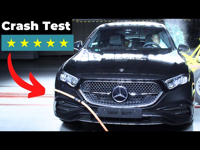 Mercedes E-Class 2024 Crash Test – Euro NCAP 5-Star Results! ⭐⭐⭐⭐⭐