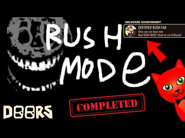 RUSH MODE SECRETS in DOORS Roblox | DOORS Roblox | Complete RUSH MODE Walkthrough (100 Doors)