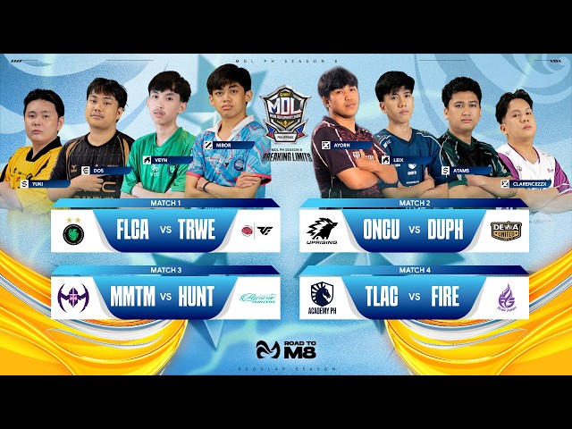 🔴 LIVE | MDL PH S8 | FILIPINO - Week 5 Day 2