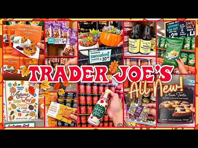 TRADER JOE’S FALL 2026 🎃 NEW Pumpkin Spice, Snacks & Seasonal Finds!