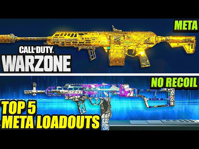 NEW TOP 5 *BROKEN* META LOADOUTS After UPDATE in BO7 WARZONE! (BO7 Warzone Best Loadouts)