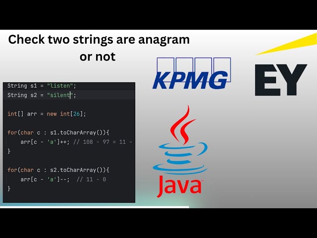 Check if two strings are anagram.