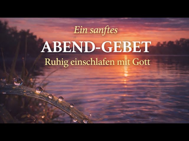 A gentle evening prayer 🌙 Fall asleep peacefully with God