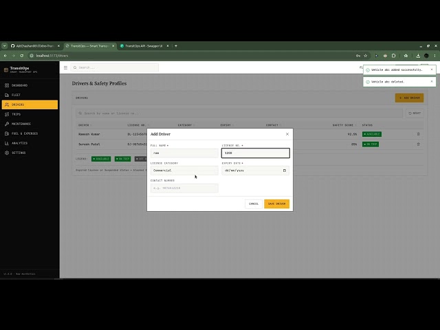 Odoo Hackathon | TransitOps | Platform GitHub: https://github.com/AjitChauhan081/Odoo-TransitOps