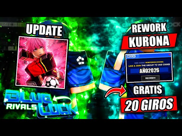 (3 CODES) KURONA REWORK + NEW CODES IN BLUE LOCK RIVALS!