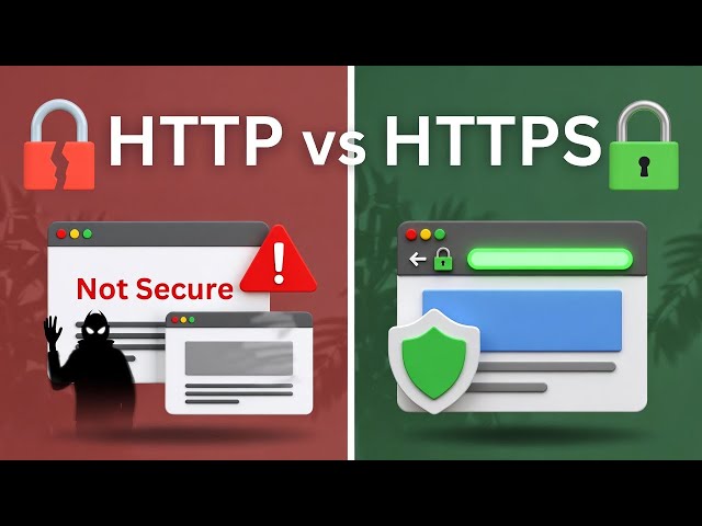 HTTP vs HTTPS 🔐 | What’s the Difference? | Web Security Explained 🌐