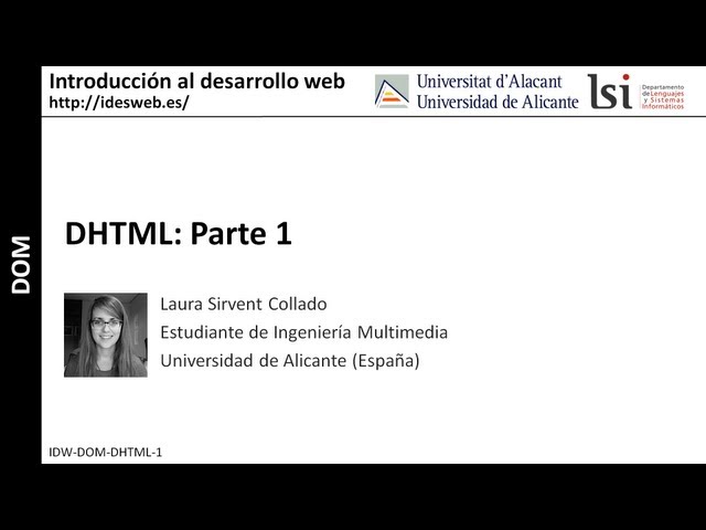 DHTML (parte 1)