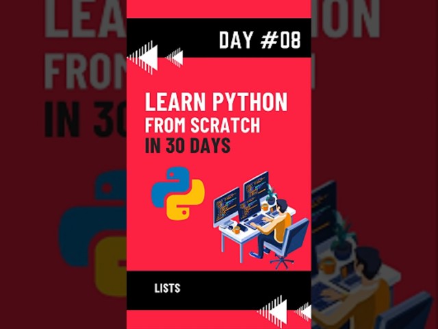 Day 8 of Python From Scratch 🐍🚀