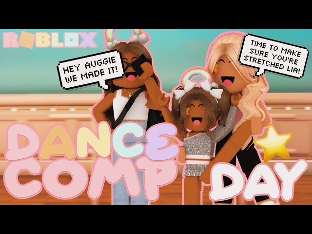 My Daughter's DANCE COMPETITION Routine! *TWO SOLOS* Roblox Roleplay