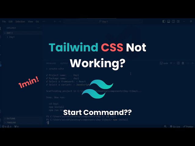 Tailwind CSS Not Working? Here's the Fix!