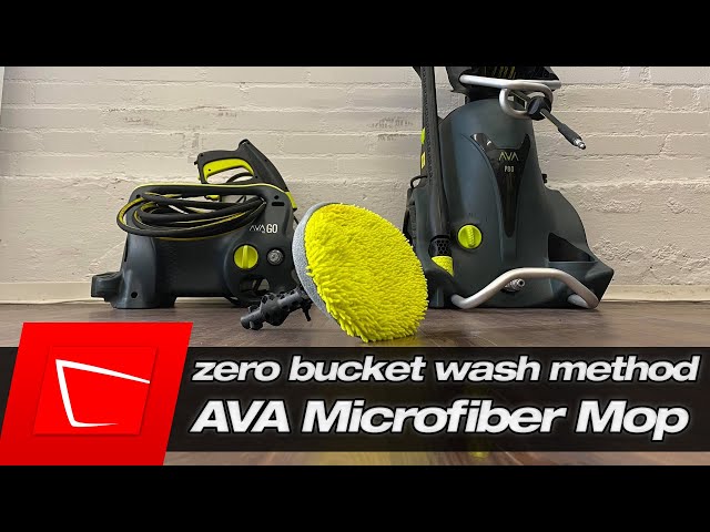 Car Care Revolution - The AVA zero bucket wash method - AVA Microfiber Mop with Waterflow
