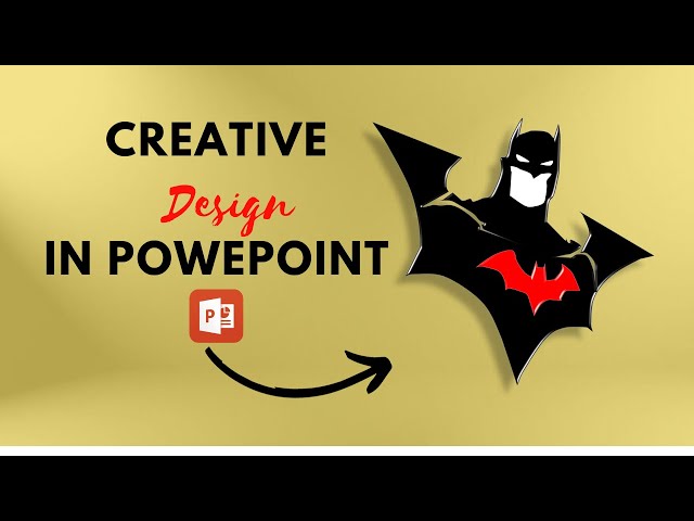Create Batman Logo in PowerPoint #batman #design #tutorials #powerpoint #dccomics #trending