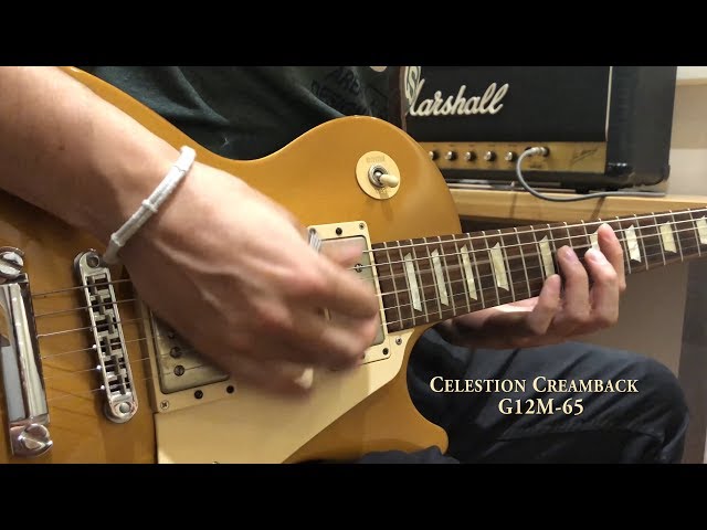 Celestion Creamback G12M-65 Vs Greenback G12M-25 Round 1 - Marshall Jcm 800 2204