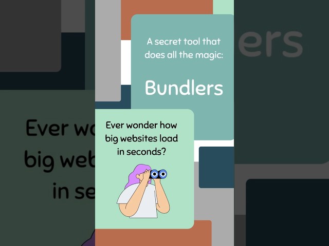 Bundlers - Webpack, Vite, Parcel, Rollup. #react #reactjs #js #ts #frontend #frontenddevelopment #v8
