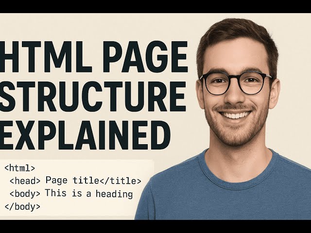 HTML Page Structure Explained | Learn How an HTML Document is Built Step-by-Step