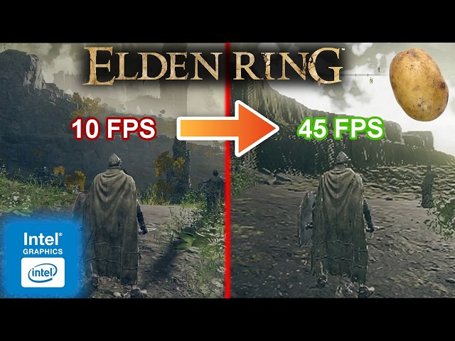 How to run Elden Ring smoothly on Low-end PC Lag Fix (Intel HD Graphics)