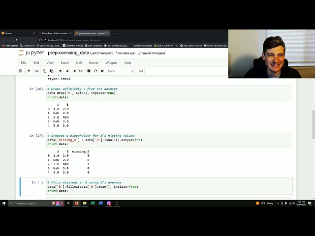 Preprocessing Data in Python