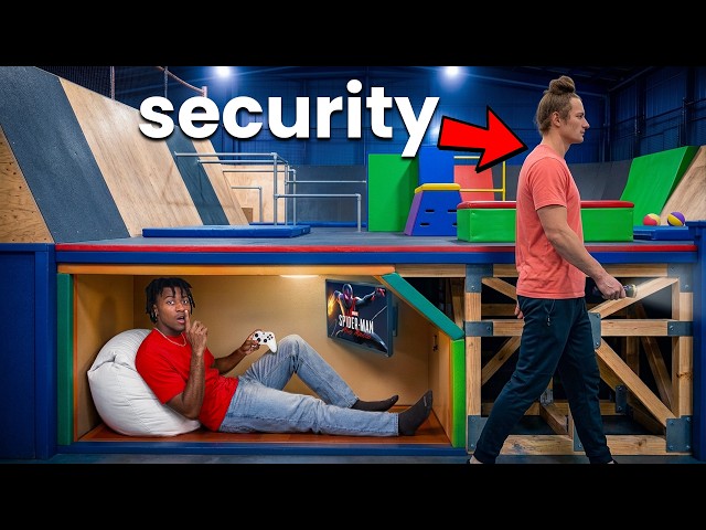 Overnight in a Parkour Gym!