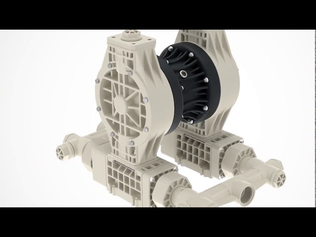 Non Clog Full Flow Air Operated Diaphragm Pump