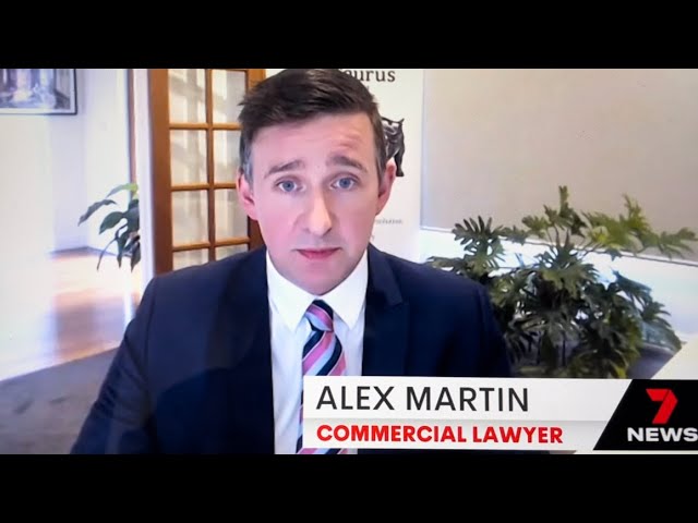 7 News Interview with Alex Martin: Porter Davis Liquidation