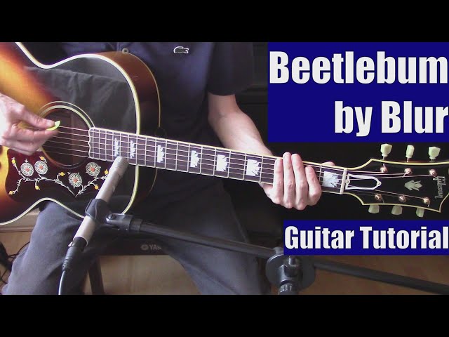 Beetlebum by Blur (Guitar Tutorial with the Isolated Vocal Track by Blur)