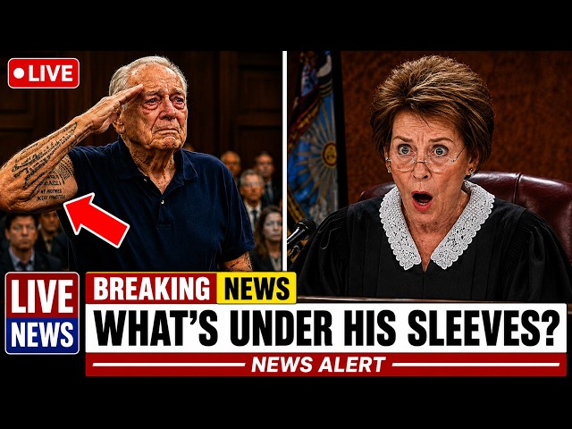 82-Year-Old Veteran Rolled Up His Sleeves — Judge Judy Froze at the Truth